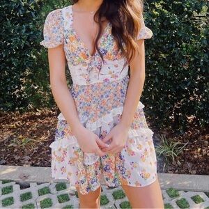 Altard State Ademy Floral Patchwork Print Women's Dress